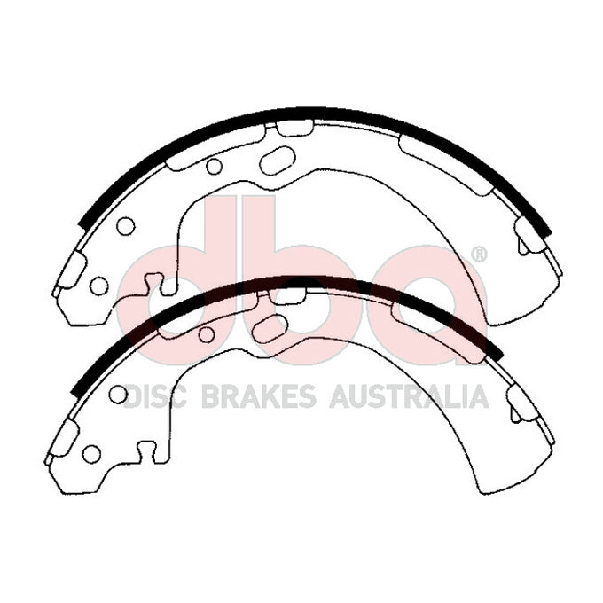 DBA Brake Shoes DBAS1657