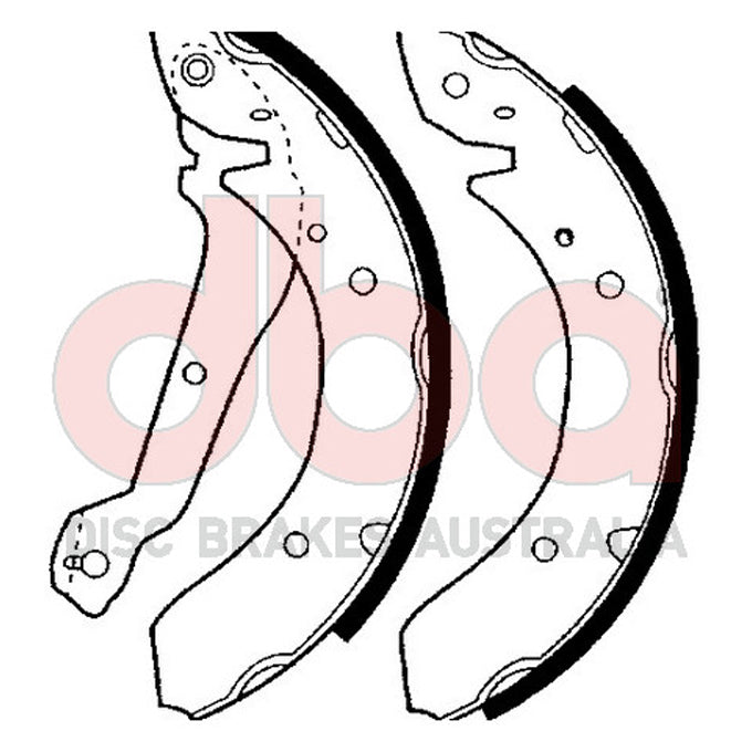 DBA Brake Shoes DBAS1675