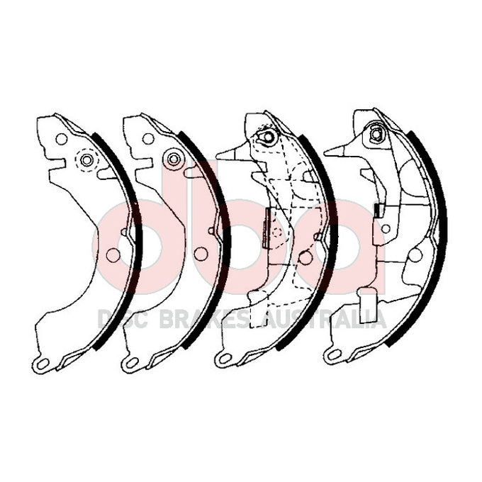 DBA Brake Shoes DBAS1677