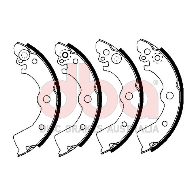 DBA Brake Shoes DBAS1697