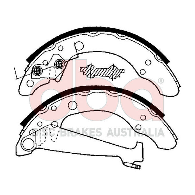 DBA Brake Shoes DBAS1741