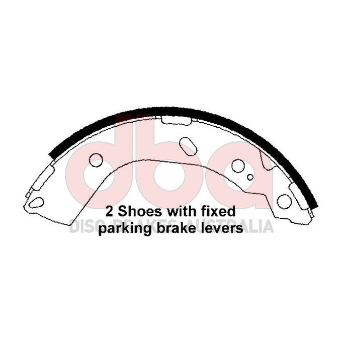 DBA Brake Shoes DBAS1780