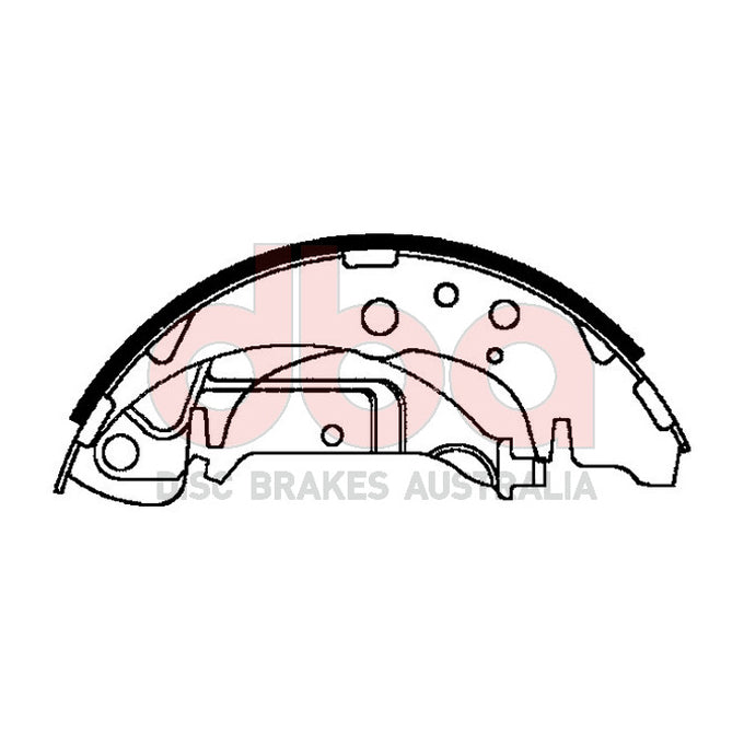 DBA Brake Shoes DBAS1782