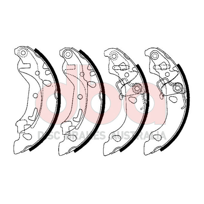DBA Brake Shoes DBAS1798