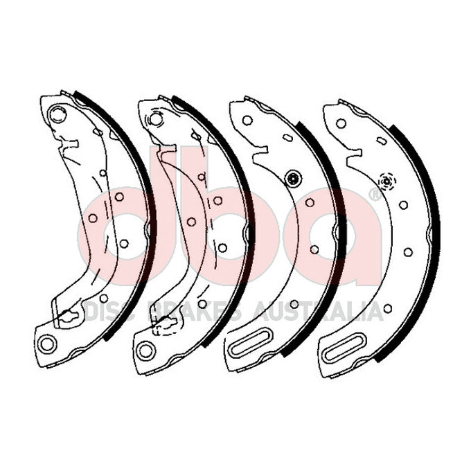 DBA Brake Shoes DBAS1800