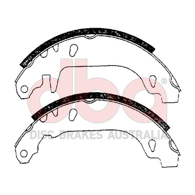 DBA Brake Shoes DBAS1804