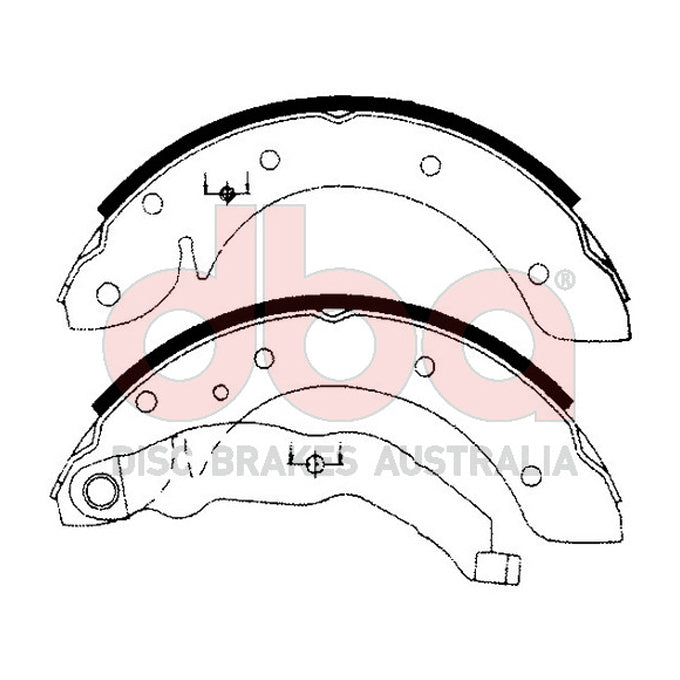 DBA Brake Shoes DBAS1809