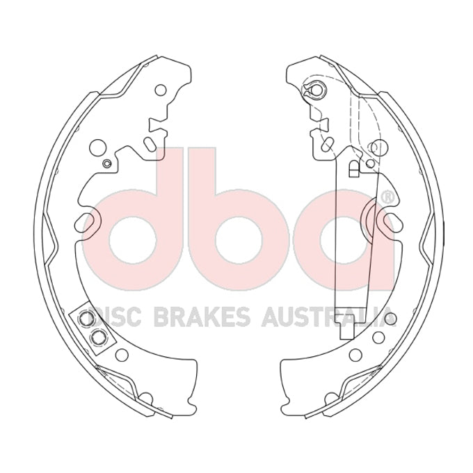DBA Brake Shoes DBAS1832