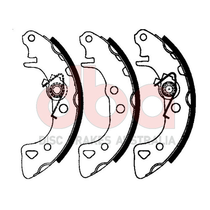 DBA Brake Shoes DBAS1859