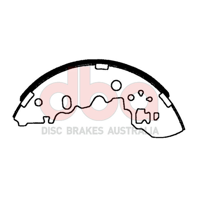 DBA Brake Shoes DBAS1863