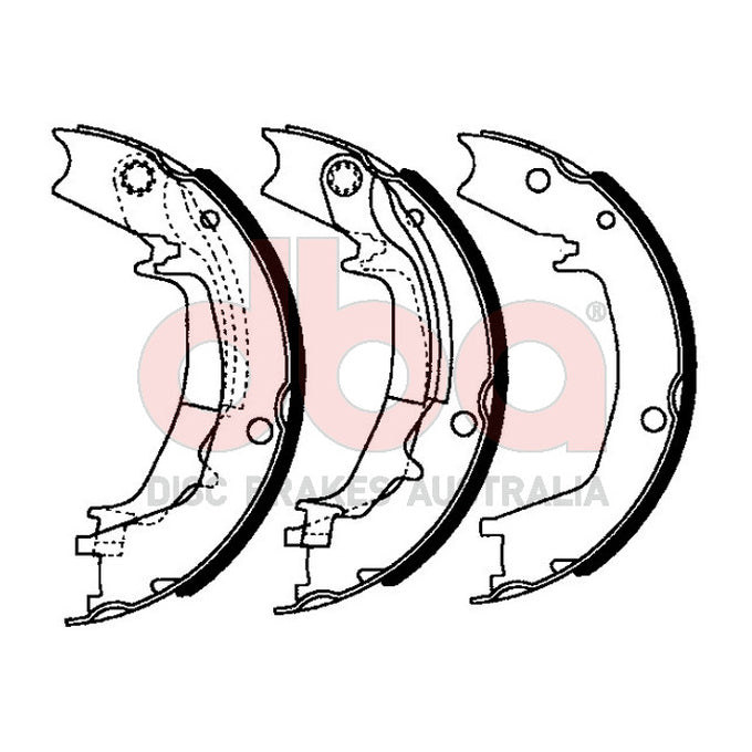 DBA Brake Shoes DBAS1866