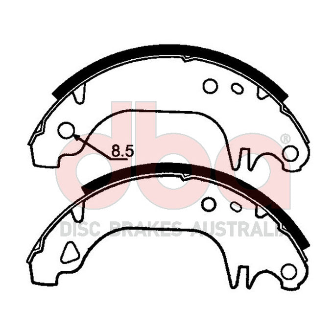 DBA Brake Shoes DBAS1879