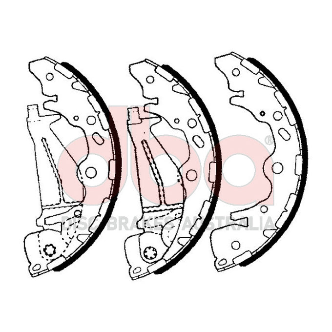 DBA Brake Shoes DBAS1895