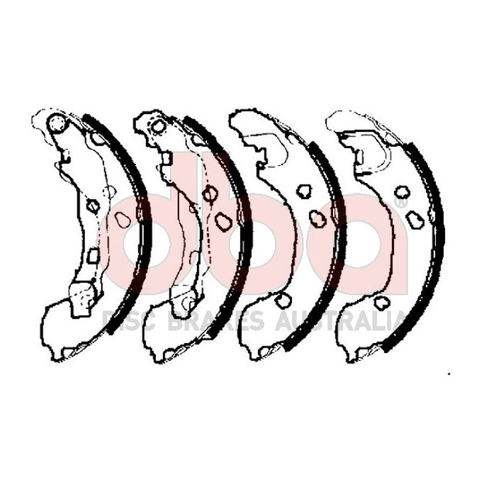 DBA Brake Shoes DBAS1993