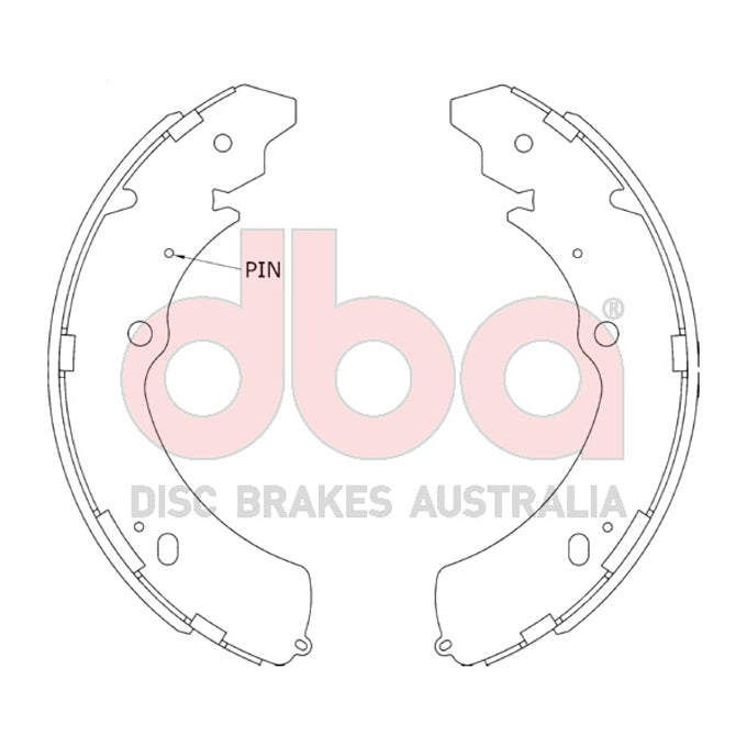 DBA Brake Shoes DBAS2038