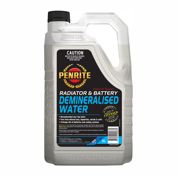 Penrite Demineralised Water 5L - DEWATER005