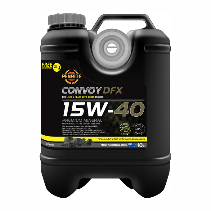 Penrite Convoy DFX Premium Mineral 15W-40 10L - DFX010