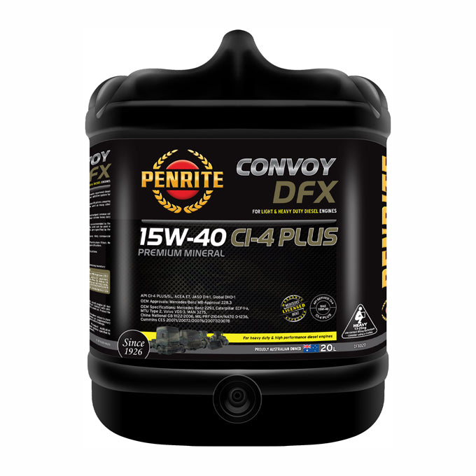 Penrite Convoy DFX Premium Mineral 15W-40 20L - DFX020