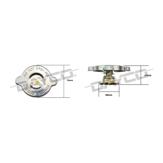 Dayco Radiator Cap DRC012