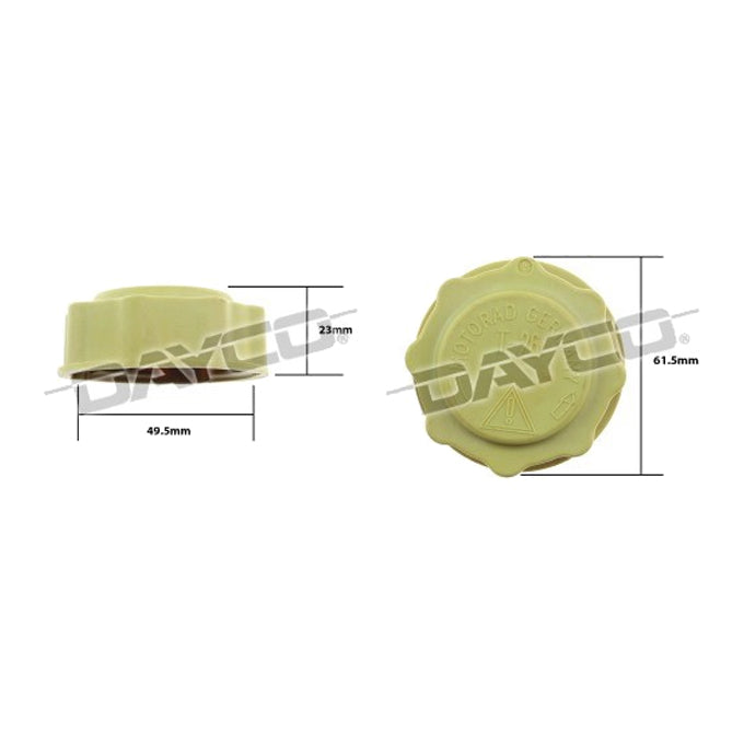 Dayco Coolant/Expansion Recovery Tank Cap DRC022