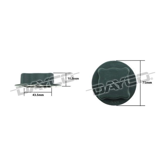 Dayco Coolant/Expansion Recovery Tank Cap DRC023