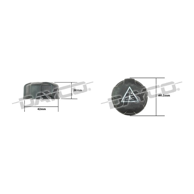 Dayco Coolant/Expansion Recovery Tank Cap DRC053