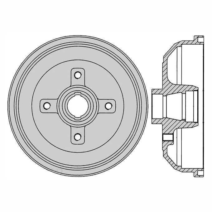 Protex Brake Drum DRUM1609