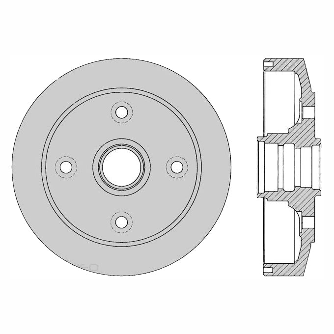 Protex Brake Drum DRUM1612