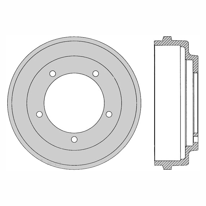 Protex Brake Drum DRUM1640