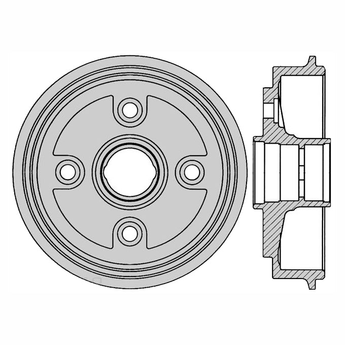 Protex Brake Drum DRUM1670