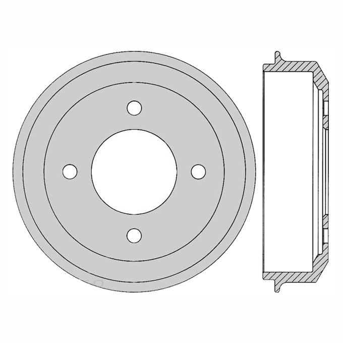Protex Brake Drum DRUM1677