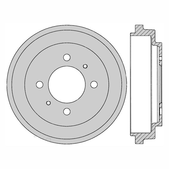 Protex Brake Drum DRUM1701