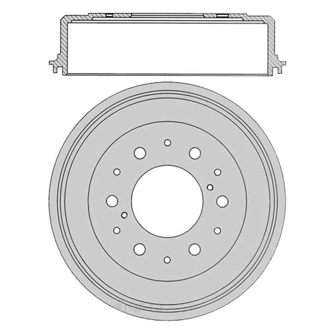 Protex Brake Drum DRUM1739