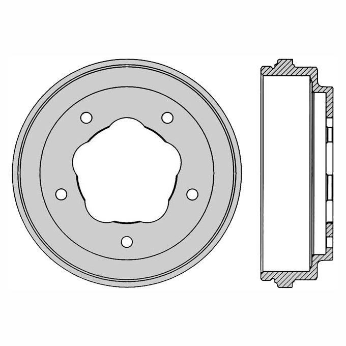Protex Brake Drum DRUM4007