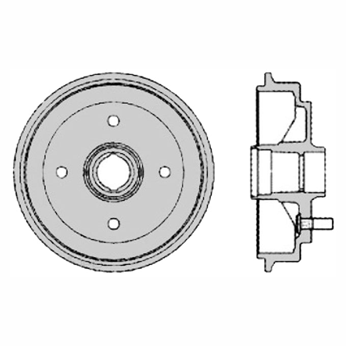 Protex Brake Drum DRUM4019