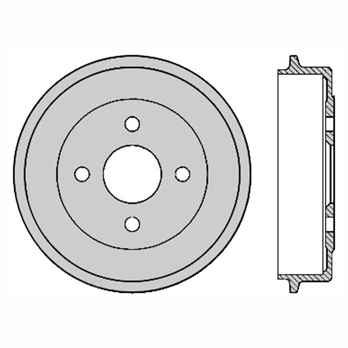 Protex Brake Drum DRUM4041