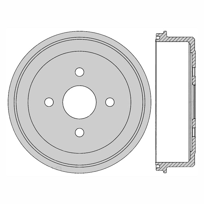 Protex Brake Drum DRUM4073