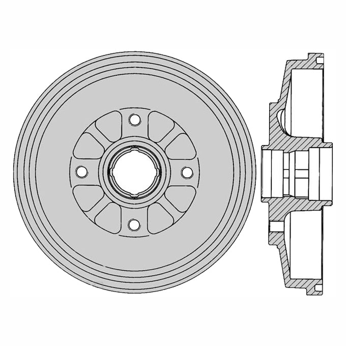 Protex Brake Drum DRUM4079