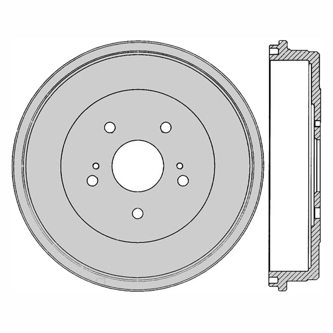 Protex Brake Drum DRUM4104