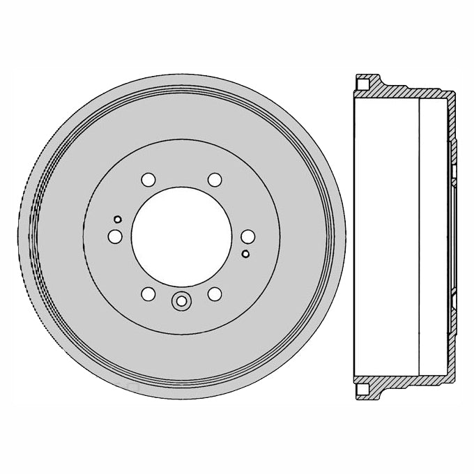 Protex Brake Drum DRUM4113