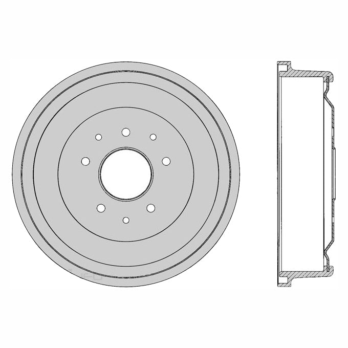 Protex Brake Drum DRUM4114