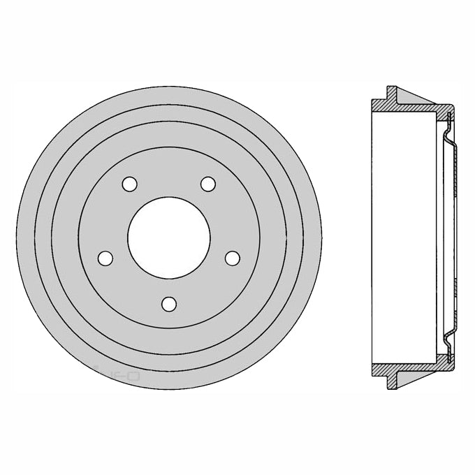Protex Brake Drum DRUM4115