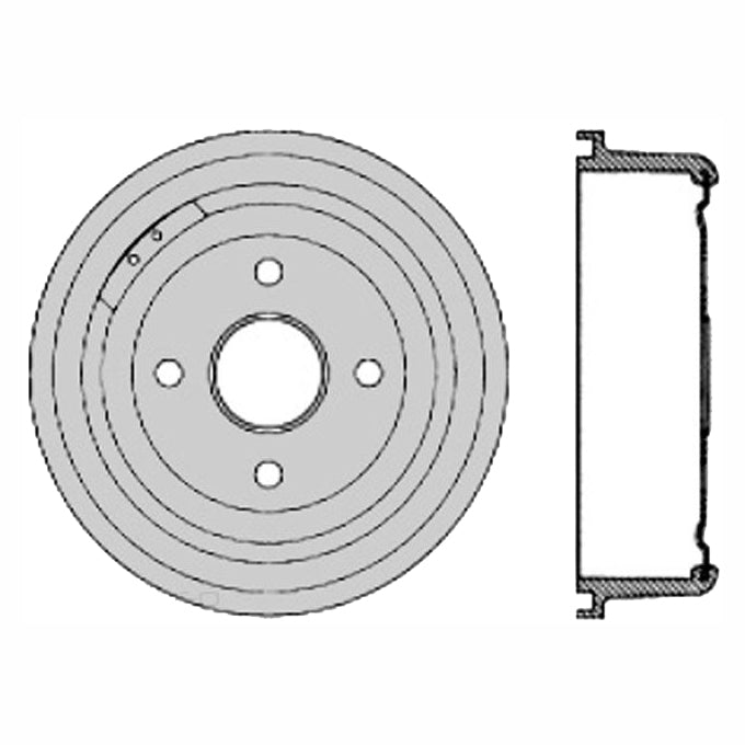 Protex Brake Drum DRUM4118
