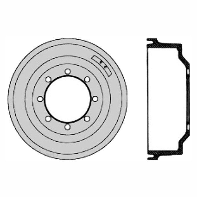 Protex Brake Drum DRUM4128