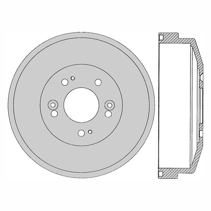 Protex Brake Drum DRUM4152