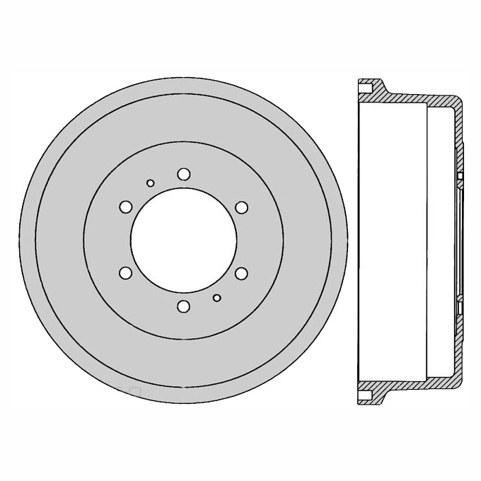 Protex Brake Drum DRUM4154
