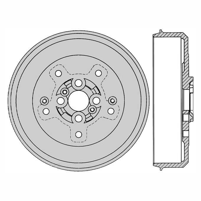 Protex Brake Drum DRUM4158
