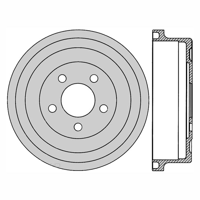 Protex Brake Drum DRUM4165
