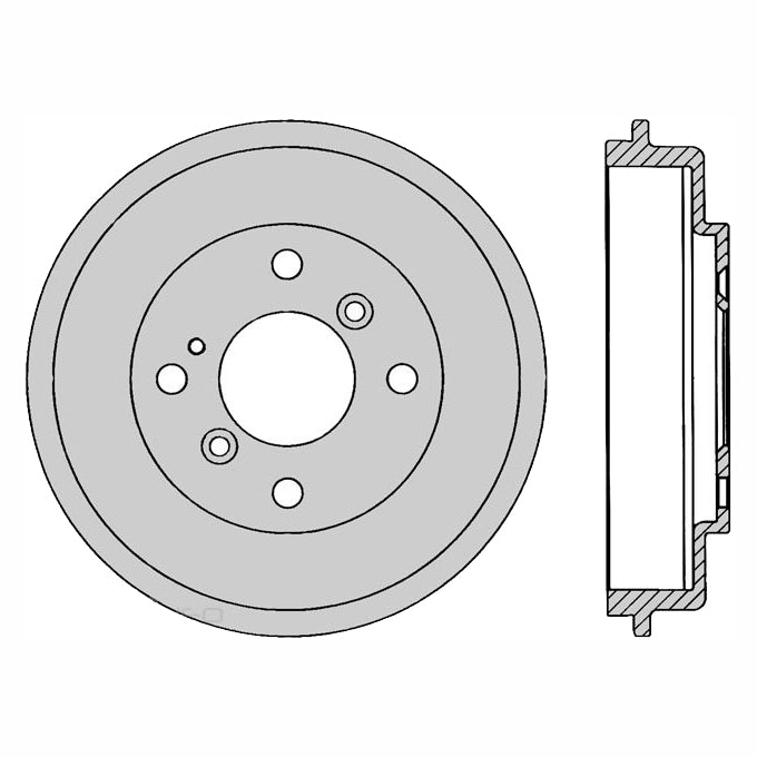Protex Brake Drum DRUM4172