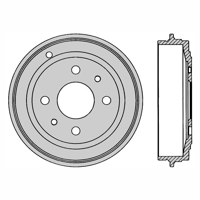 Protex Brake Drum DRUM4206